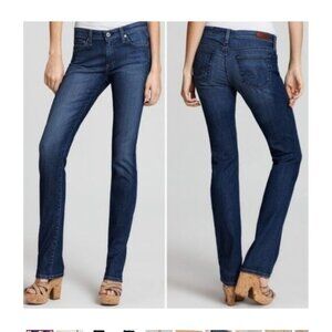 Adriano Goldschmied  Charlotte Straight Leg Jeans Womens 27R  Made In USA